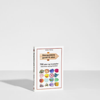 Stenguidens guide til sten på hvid baggrund