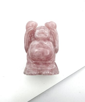 Rosenkvarts - Buddha - UNIKA