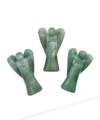 Aventurin, Grøn - Engel 8-10 cm
