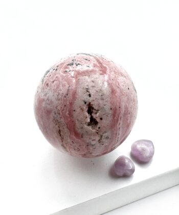 Rhodonit, Pink - Kugle - UNIKA