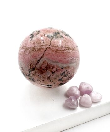 Rhodonit, Pink - Kugle - UNIKA