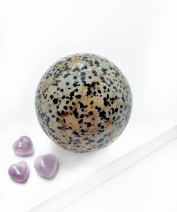 Jaspis Dalmatiner - Kugle - UNIKA