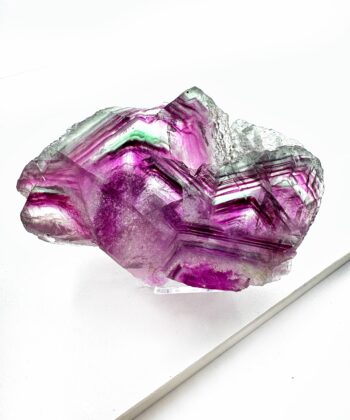 Fluorit, Regnbue - Plade - UNIKA (2. Sortering)