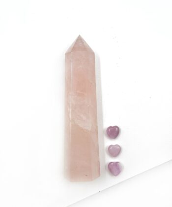 Rosenkvarts - Spids - UNIKA