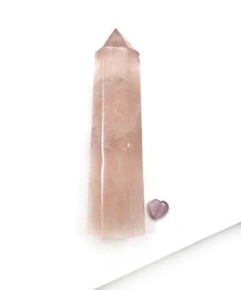 Rosenkvarts - Spids - UNIKA