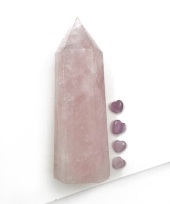 Rosenkvarts - Spids - UNIKA (2. sortering)