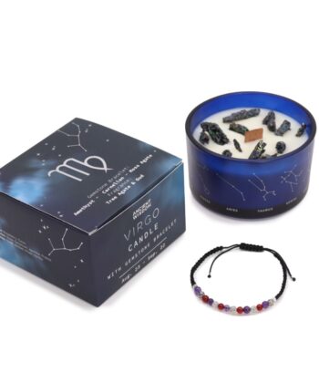 Jomfruen - Aromaterapi Lys og Armbånd