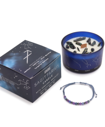 Skytten - Aromaterapi Lys og Armbånd