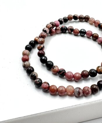 Rhodonit - BØRNE Armbånd 4 mm