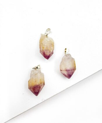 Ametrin - Rå - Vedhæng