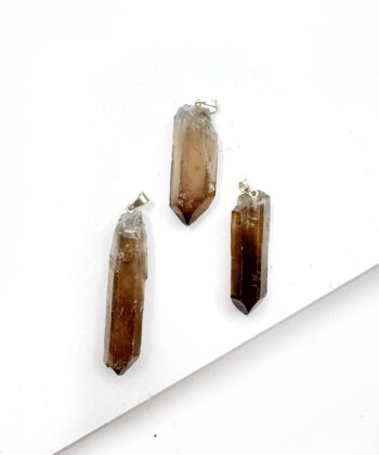 Røgkvarts - Rå - Vedhæng