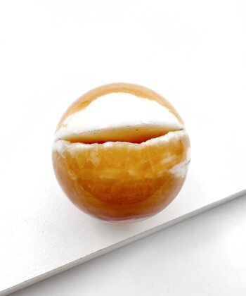 Calcit, Guld - Kugle - UNIKA